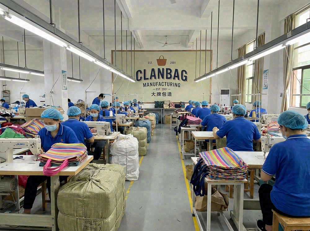 Contact Clanbag beach bag manufacturer in China