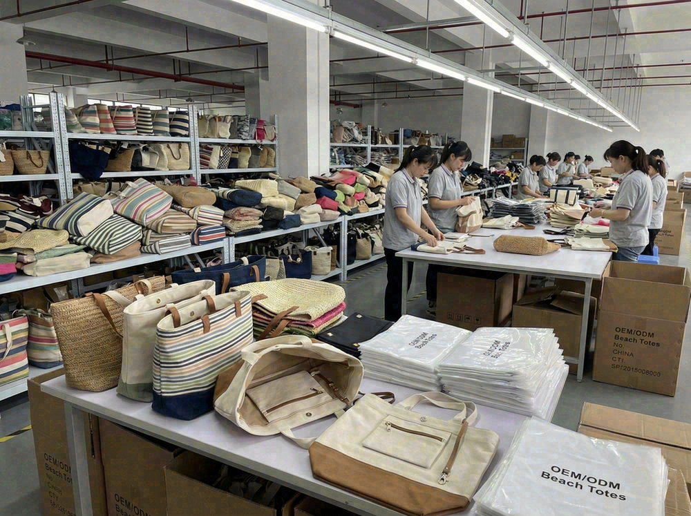 Wholesale beach tote bags for custom OEM