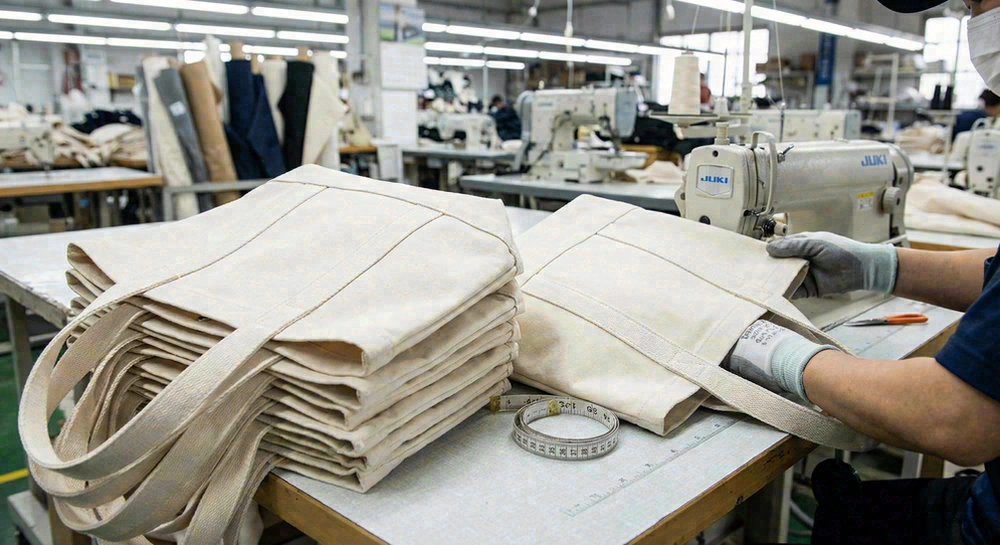 Canvas beach bag durability and construction