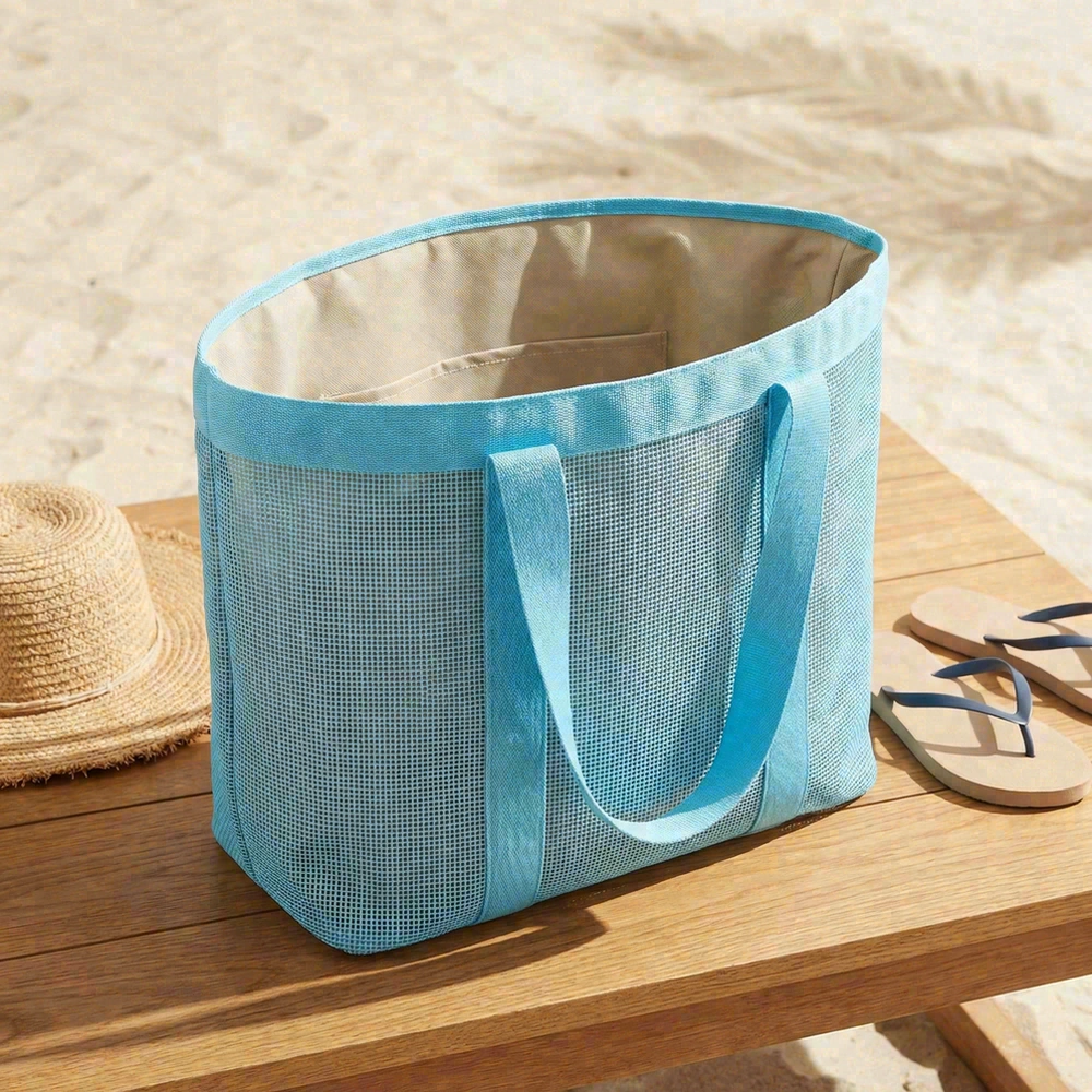 Waterproof tote with protected lining