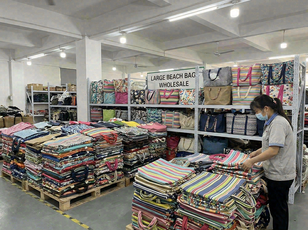 Wholesale beach bag assortment