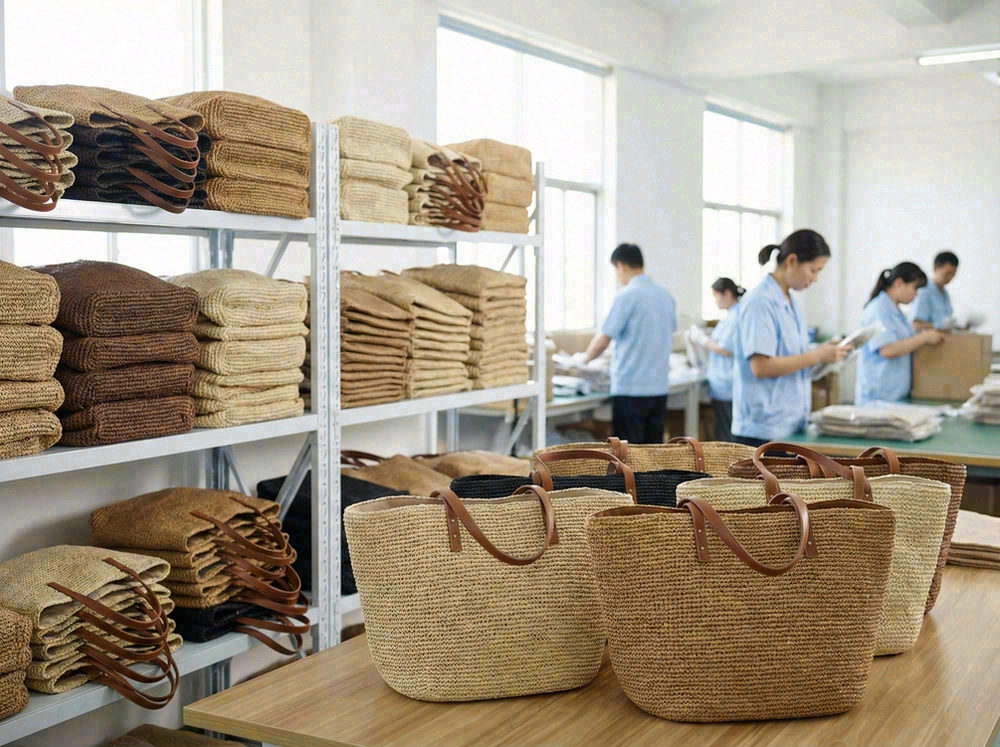 Wholesale raffia bags for boutiques