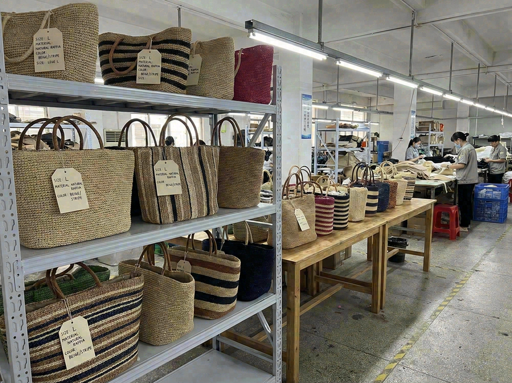 Raffia bag assortment specifications