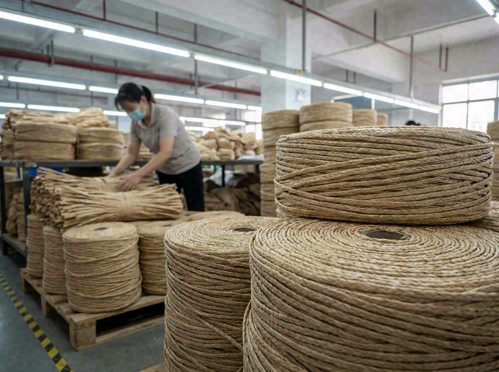 Woven materials for beach bags