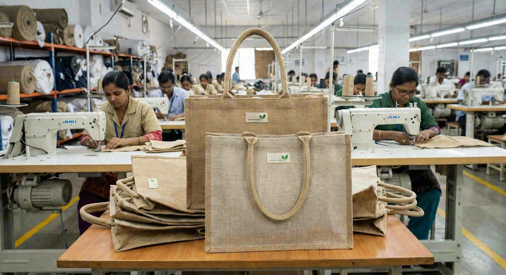 Eco-friendly beach bags made from sustainable materials