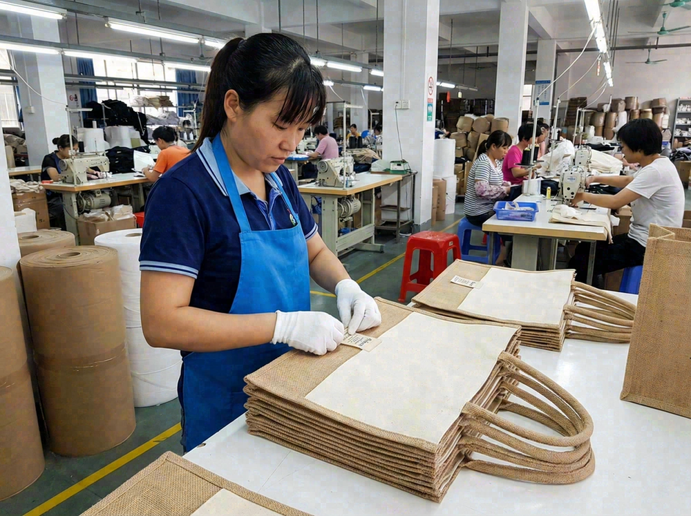 Branding and labeling on beach bags